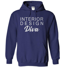 Load image into Gallery viewer, Interior Design Diva - T Shirt - navyblue_2041ee9f-921e-456d-bbea-8c270c1da02d