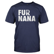 Load image into Gallery viewer, Fur Nana - T Shirt - navyblue_2a1d3c18-5252-431d-8153-c0b3a197362e