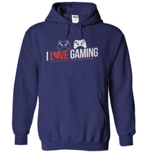 Load image into Gallery viewer, I Love Gaming - T Shirt - navyblue_2b4e6010-9611-471d-9bdf-c70c45646a4a