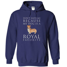 Load image into Gallery viewer, Don't Hate Me Because My Dog Is A Royal Favorite - T Shirt - navyblue_303b28f5-9fd4-4c72-b1ea-1cdbb1f585cf