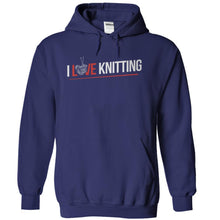 Load image into Gallery viewer, I Love Knitting - T Shirt - navyblue_441e6a66-3f16-46ac-8773-0c5a6cff88fc