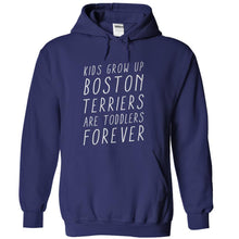 Load image into Gallery viewer, Boston Terriers Are Toddlers - T Shirt - navyblue_465aac2d-6d9e-4c6b-a3ff-8d6dce47fbbd