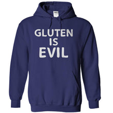 Load image into Gallery viewer, Gluten Is Evil - T Shirt - navyblue_4941c726-deab-4259-8467-1abbf136c047
