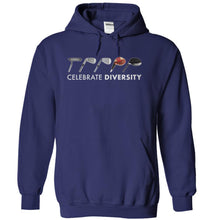 Load image into Gallery viewer, Celebrate Diversity - Golf Clubs - T Shirt - navyblue_4e0c4757-0a12-4e7c-9074-7742ddd9ee4b