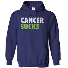 Load image into Gallery viewer, Cancer Sucks - T Shirt - navyblue_6bb4310c-a604-4508-b653-aedd81d8ce2d