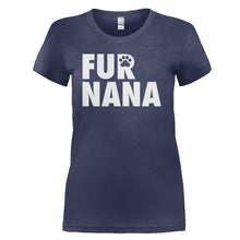 Load image into Gallery viewer, Fur Nana - T Shirt - navyblue_6ce9f115-6ff8-49d2-9d36-9441e7e73d9a
