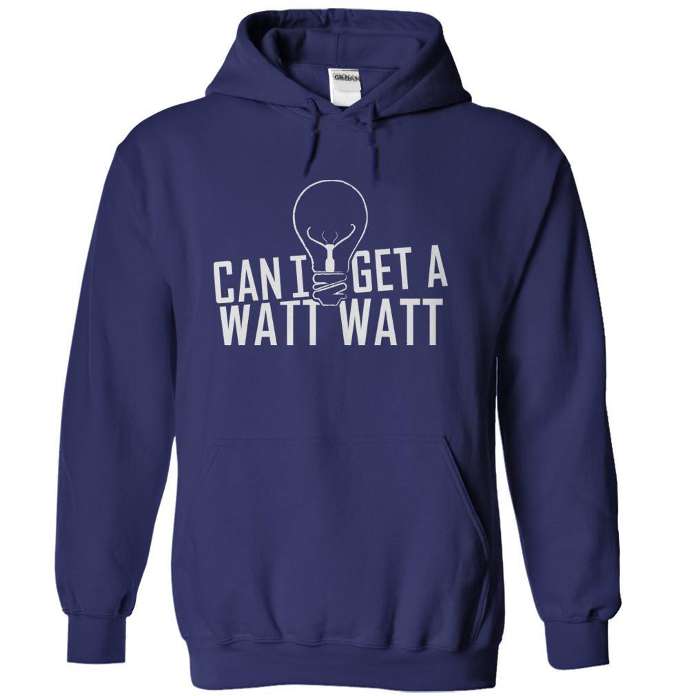 Load image into Gallery viewer, Can I Get A Watt Watt - T Shirt - navyblue_758304e8-f1af-4c86-ad5b-db79b56807a2
