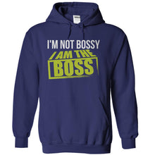Load image into Gallery viewer, I'm Not Bossy. I Am The Boss - T Shirt - navyblue_7882b66a-f241-4953-89ca-6d108108b7ab