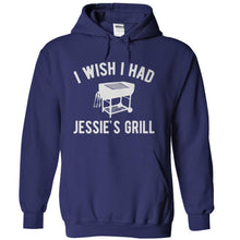 Load image into Gallery viewer, I Wish I Had Jessie's Grill - T Shirt - navyblue_7a0b6014-be33-48f3-9172-47044bbc1928