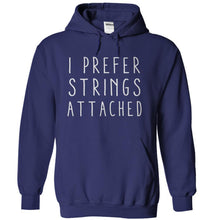 Load image into Gallery viewer, I Prefer Strings Attached - T Shirt - navyblue_7e95990f-6824-434b-92d7-171617528ca2