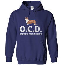 Load image into Gallery viewer, I Have OCD (Obsessive Corgi Disorder) - T Shirt - navyblue_80c72c74-2f44-4bd4-a015-ed7277675051