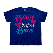 Load image into Gallery viewer, Bows Before Bros - Kids - navyblue_82d2d681-f442-44a3-9eb3-8444903144c3