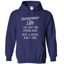 Load image into Gallery viewer, Entrepreneur Life - T Shirt - navyblue_8c787e89-f298-4bad-8b48-6403e180c8da