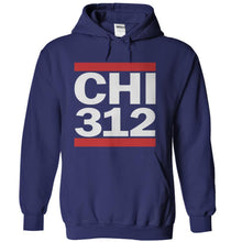 Load image into Gallery viewer, Chicago 312 - T Shirt - navyblue_9700606f-11bc-4383-b05b-ee82cac4ff0c