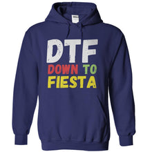 Load image into Gallery viewer, DTF (Down To Fiesta) - T Shirt - navyblue_9b8d1598-b7a8-473d-be00-ffb8c9bf379e