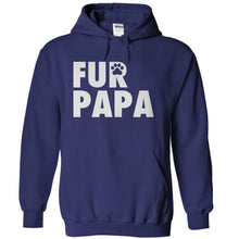 Load image into Gallery viewer, Fur Papa - T Shirt - navyblue_a2e085f8-0ee4-452c-a9d6-1767baab458f