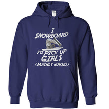 Load image into Gallery viewer, I Snowboard To Meet Women - T Shirt - navyblue_a8d21897-9e4d-43dd-ba20-98704d3e5d85