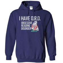 Load image into Gallery viewer, I Have Obsessive Reading Disorder - T Shirt - navyblue_af912028-2298-436b-bae1-d3b2c6a0b6af