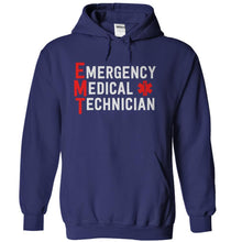 Load image into Gallery viewer, Emergency Medical Technician - T Shirt - navyblue_aff168da-38a9-44c5-b03e-d5776c621859