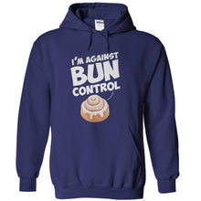 Load image into Gallery viewer, I'm Against Bun Control - T Shirt - navyblue_b04a1d8d-5615-4226-9178-365db977e974