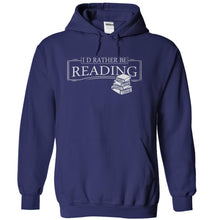 Load image into Gallery viewer, I'd Rather Be Reading - T Shirt - navyblue_b743bcb3-fb4e-4584-9d28-ac8a58fe2c56