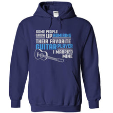 Load image into Gallery viewer, I Married My Favorite Guitar Player - T Shirt - navyblue_b84dc1fe-46cd-4b89-aa51-7514fcefa2ec