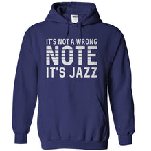 Load image into Gallery viewer, It's Not A Wrong Note. It's Jazz. - T Shirt - navyblue_bf51758e-461e-4288-82e6-9170e064823d