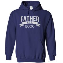 Load image into Gallery viewer, Father Established (Year) - Personalized - T Shirt - navyblue_cbc16fcd-d2b0-49f4-8984-0b7508750814