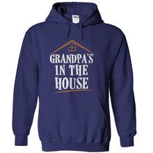Load image into Gallery viewer, Grandpa's In The House - T Shirt - navyblue_e12981b2-6711-4cdf-9433-f3b354850494