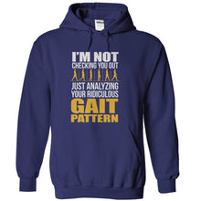 Load image into Gallery viewer, I'm Analyzing Your Ridiculous Gait Pattern - T Shirt - navyblue_ee07e250-f356-42c1-b27e-d16d1efeb579