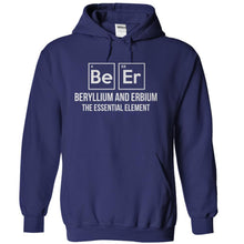 Load image into Gallery viewer, Beryllium And Erbium - The Essential Element - T Shirt - navyblue_ef015cf8-ff69-44a1-b6b6-60a9a7a56c9d