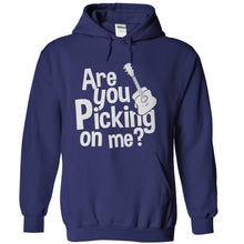 Load image into Gallery viewer, Are You Picking On Me - Acoustic Guitar - T Shirt - navyblue_f4c6717b-22c6-4db9-8c6b-ef8ffeb4296d