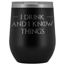 Load image into Gallery viewer, Funny Wine Tumbler For Mom Gift For Wine Drinkers Black Tumbler Wine Cooler Mothers Day Tumbler For Her TV Show Fan Gift For Mommy - TUB-05 - nydv3t3f50kpkgwnr78uqerv