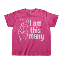 Load image into Gallery viewer, I Am Two Years Old - Kids - pink_bb4de5a1-ee1a-447e-840d-50f1228d4719