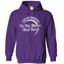 Load image into Gallery viewer, I Love My Grandkids To The Moon And Back - T Shirt - purple_07900c36-4399-43f9-8f50-2271316c7862