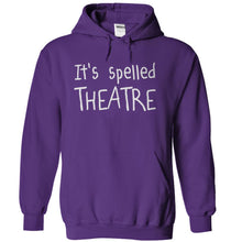 Load image into Gallery viewer, It's Spelled Theatre - T Shirt - purple_160797f9-afae-4cf7-adeb-af8dd18f1792