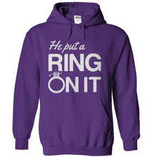 Load image into Gallery viewer, He Put a Ring On It - T Shirt - purple_1d7b8220-30c2-428f-933f-5920b09f39bc