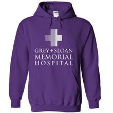 Load image into Gallery viewer, Grey + Sloan Memorial Hospital - T Shirt - purple_2009dac6-acb5-499a-827b-051d27ed56f5