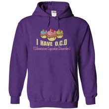 Load image into Gallery viewer, I Have Obsessive Cupcake Disorder - T Shirt - purple_5f631bfe-c3c3-4690-b339-7c67976b27cb
