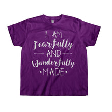 Load image into Gallery viewer, I Am Fearfully and Wonderfully Made - Kids - purple_6db44578-69df-4e63-bb79-65fdd7b88294