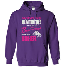 Load image into Gallery viewer, Boxers Are A Girl's Best Friend - T Shirt - purple_7cbc90a9-cb71-4f19-ada1-9c5c39c27d58