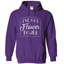 Load image into Gallery viewer, I've Got Flower Power - T Shirt - purple_88680154-b12b-49f3-aee8-7819e5d4092b