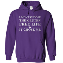 Load image into Gallery viewer, I Didn't Choose The Gluten Free Life. It Chose Me. - T Shirt - purple_c76195af-730d-4bce-a48f-b08d60b3e61a