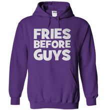 Load image into Gallery viewer, Fries Before Guys - T Shirt - purple_e95fe3e0-7695-484f-880d-86e166ffd119