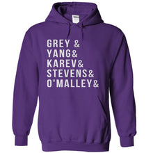 Load image into Gallery viewer, Grey &amp; Yang &amp; Karev &amp; Stevens &amp; O'Malley - T Shirt - purple_f7f08cbd-d247-49f8-87ba-436af68984c3