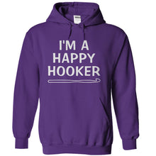 Load image into Gallery viewer, I'm A Happy Hooker - T Shirt - purple_fe8cee3f-7e50-4c7a-bef7-84f465be81e1