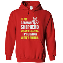 Load image into Gallery viewer, If My German Shepherd Doesn't Like You - T Shirt - red_17add37b-225e-403c-9d3a-883ab3eb6c62