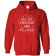 Load image into Gallery viewer, All My Friends Are Flakes - T Shirt - red_5264e8fa-a4b2-4af0-9a6a-a2b30baefe2b