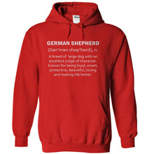 Load image into Gallery viewer, German Shepherd Definition - T Shirt - red_e5757c91-dcdf-4c7a-a114-090961ced26c