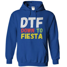 Load image into Gallery viewer, DTF (Down To Fiesta) - T Shirt - royalblue_0625b676-a924-4891-92f4-b378db4bbcfc
